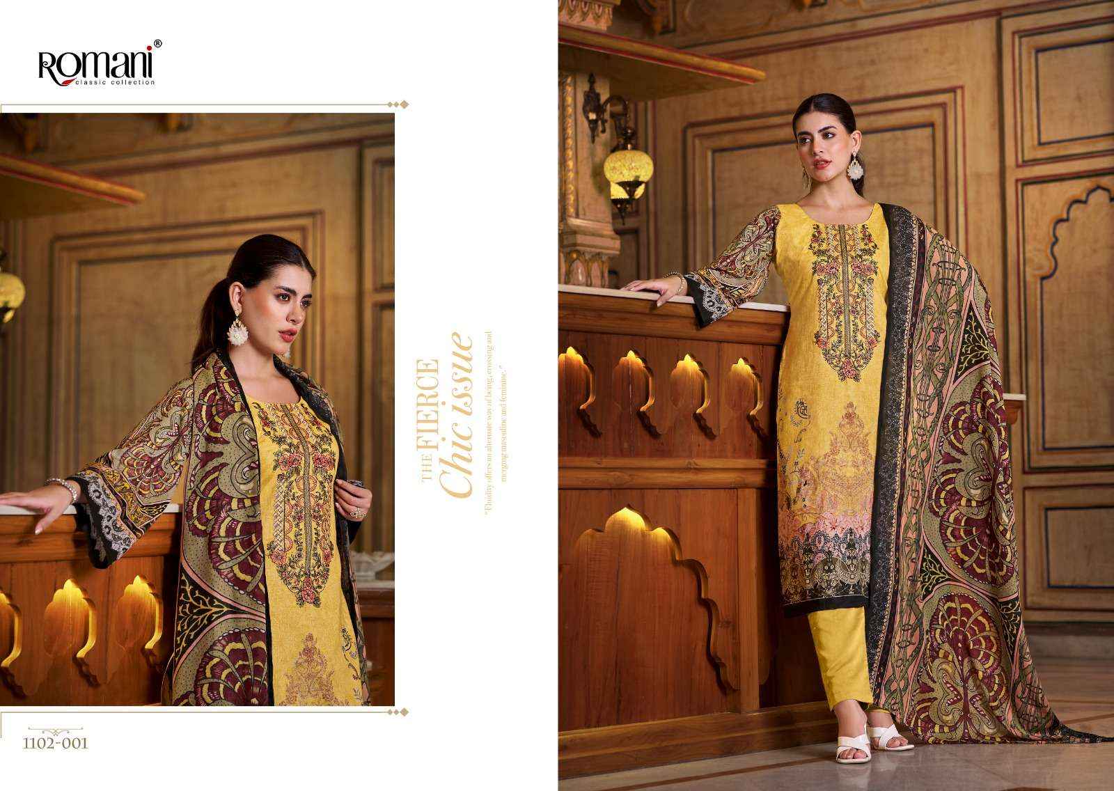 Romani Aarzu Vol 18 Cotton Dress Material 8 pcs Catalogue