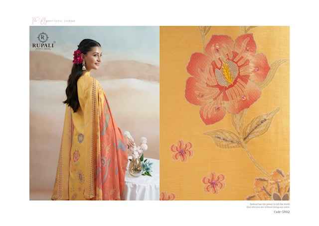 Rupali Fashion Nazarana Viscouse Dress Material 4 pcs Catalogue