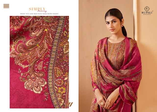 Rupali Fashion Raziya Jam Satin Dress Material 4 pcs Catalogue