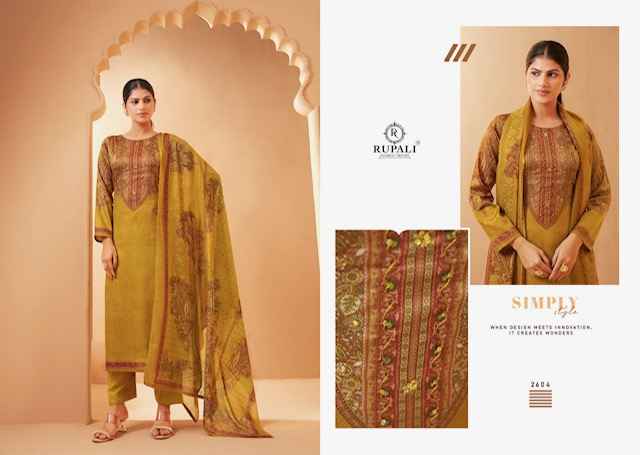 Rupali Fashion Raziya Jam Satin Dress Material 4 pcs Catalogue