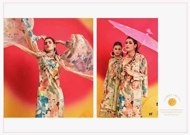 Rupali Fashion Satrangi Jam Satin Dress Material 6 pcs Catalogue