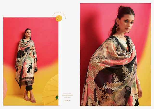Rupali Fashion Satrangi Jam Satin Dress Material 6 pcs Catalogue