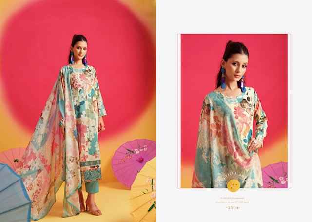 Rupali Fashion Satrangi Jam Satin Dress Material 6 pcs Catalogue