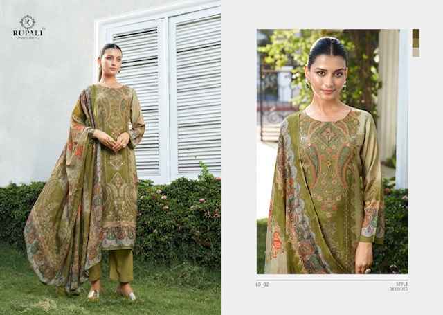 Rupali Fashion Shalika Viscouse Dress Material 4 pcs Catalogue