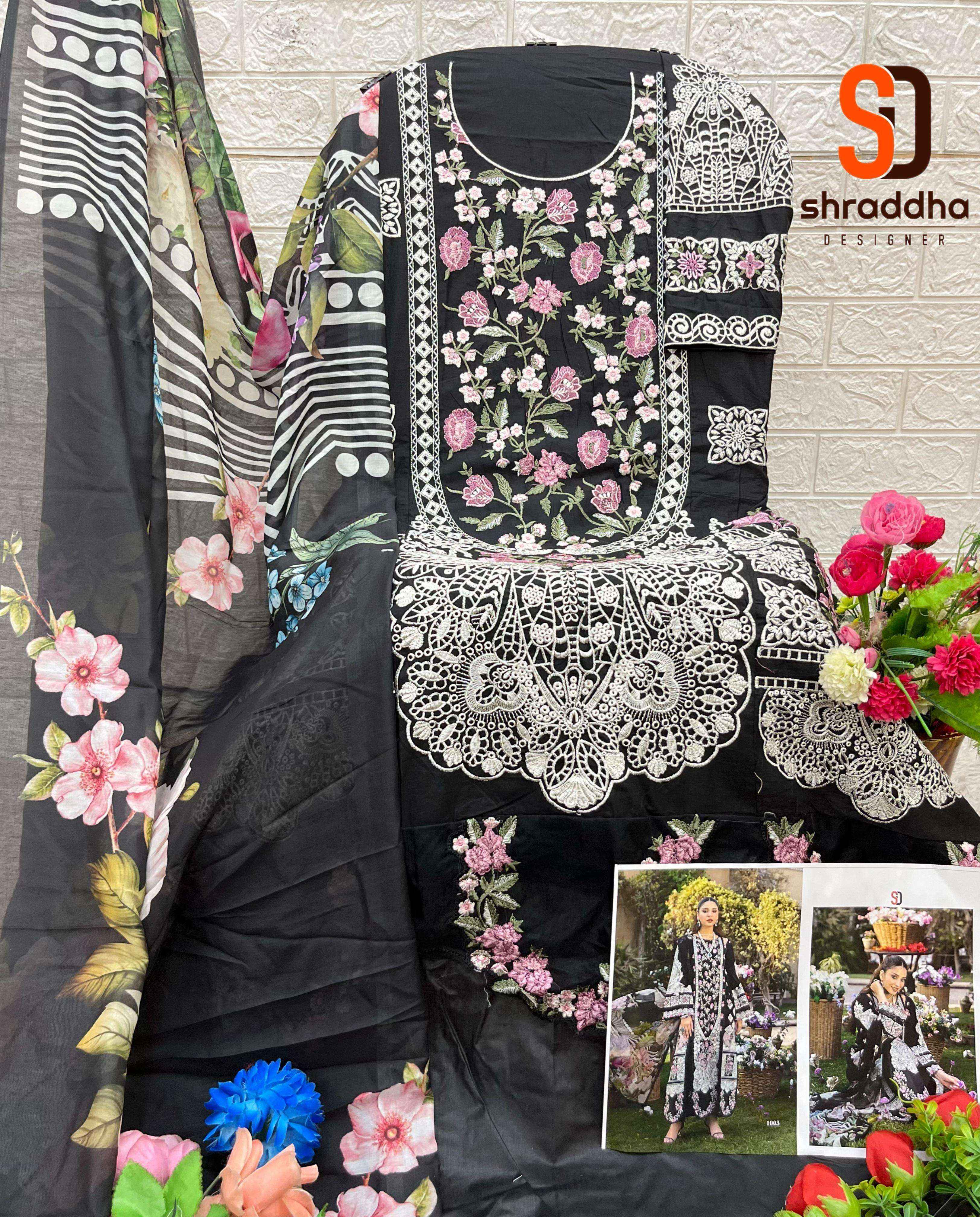 Shraddha Designer Elaf Vol 1 Cotton Dress Material 4 pcs Catalogue
