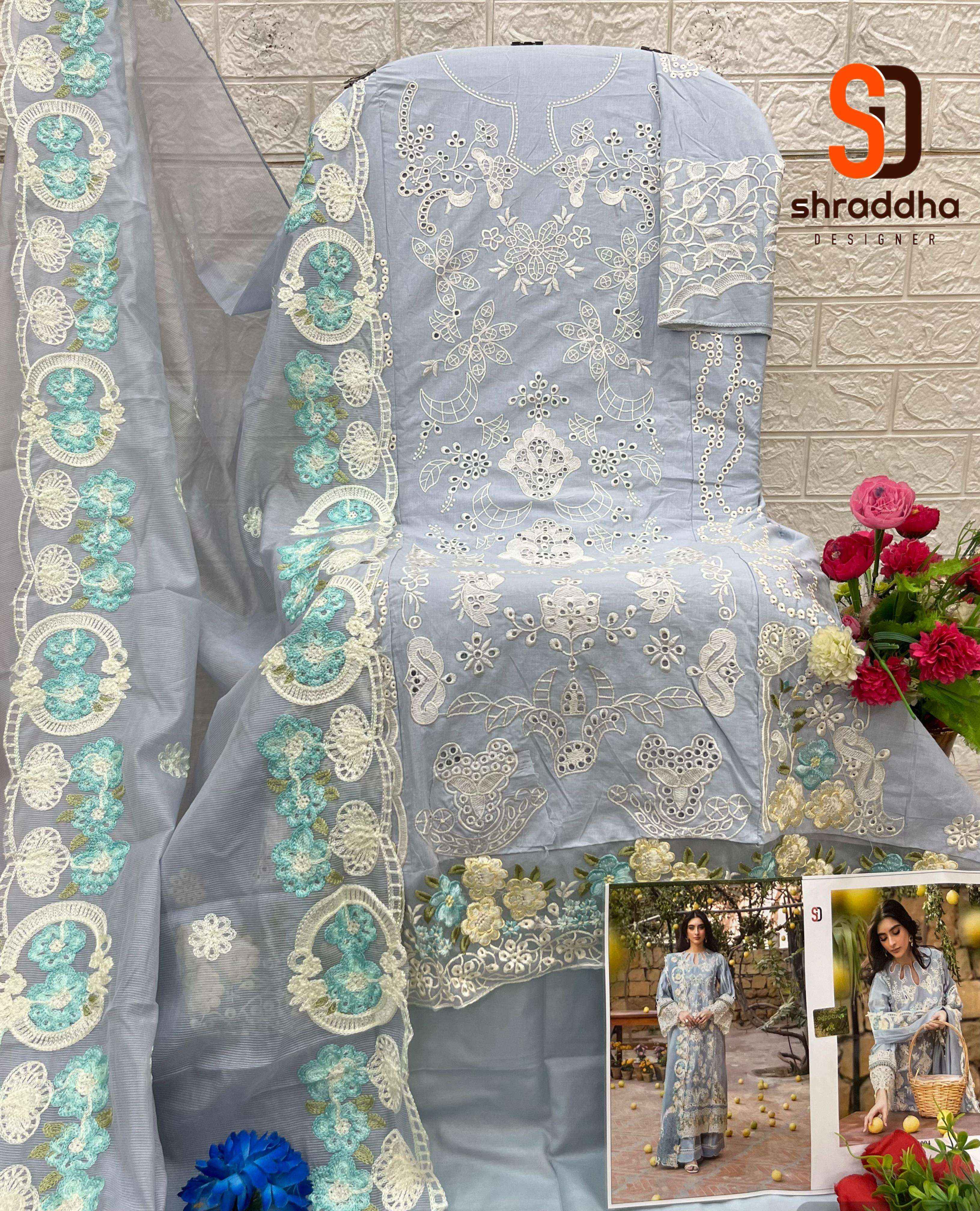 Shraddha Designer Elaf Vol 1 Cotton Dress Material 4 pcs Catalogue
