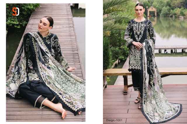 Shraddha Designer Jade Urbane Vol 1 Lawn Cotton Dress Material 4 pcs Catalogue