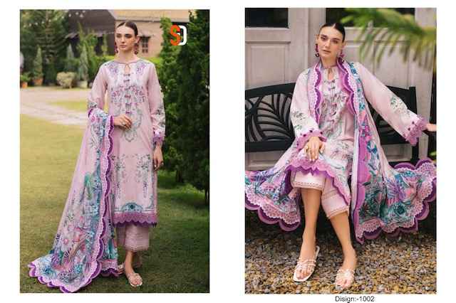 Shraddha Designer Jade Urbane Vol 1 Lawn Cotton Dress Material 4 pcs Catalogue