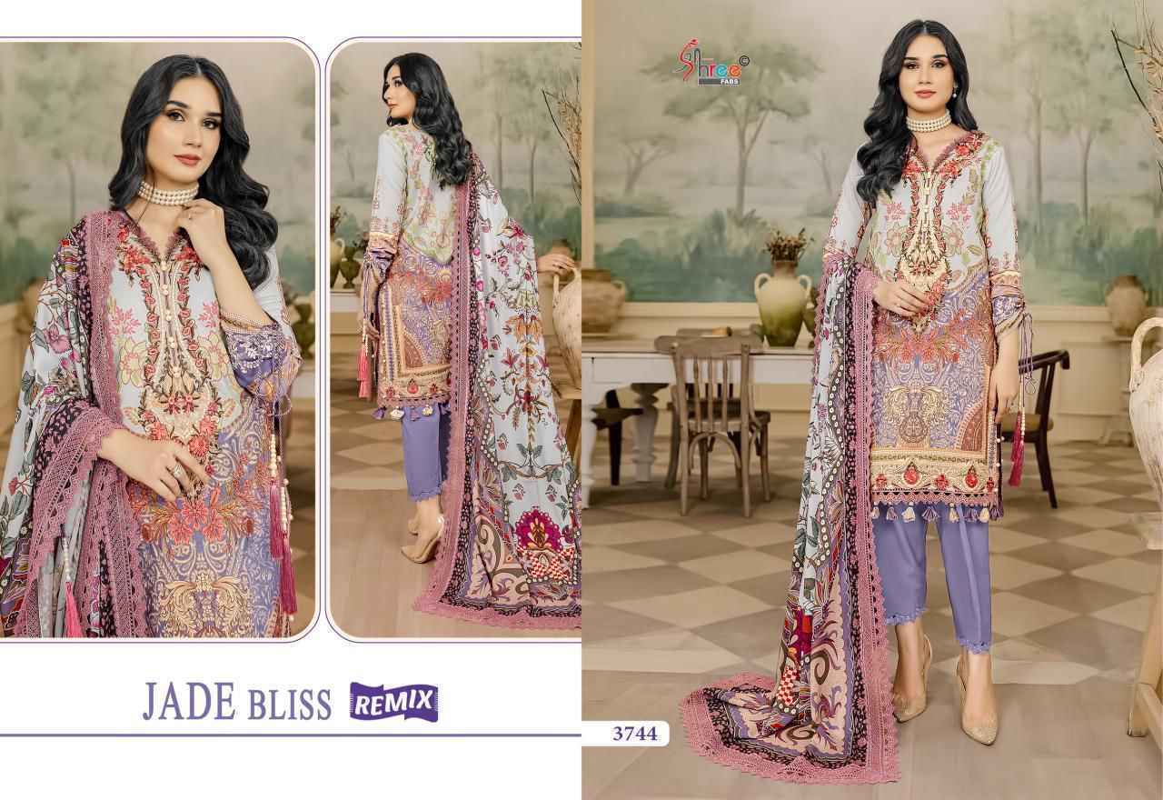 Shree Fabs Jade Bliss Remix Cotton Dress Material 6 pcs Catalogue