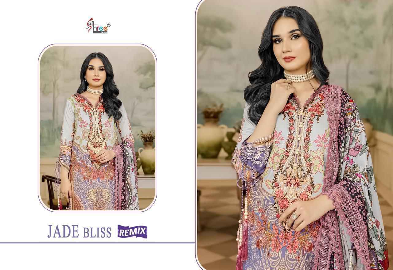Shree Fabs Jade Bliss Remix Cotton Dress Material 6 pcs Catalogue