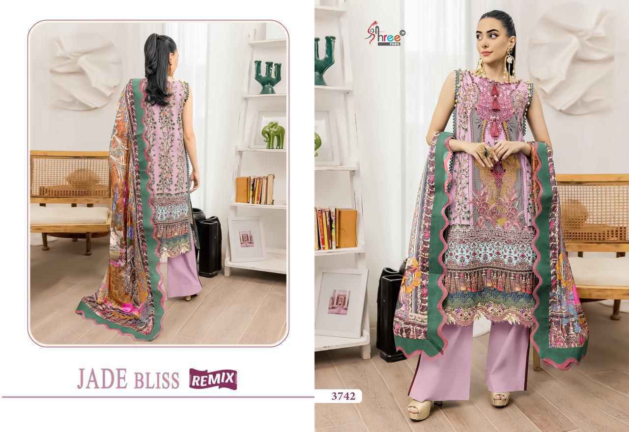 Shree Fabs Jade Bliss Remix Cotton Dress Material 6 pcs Catalogue