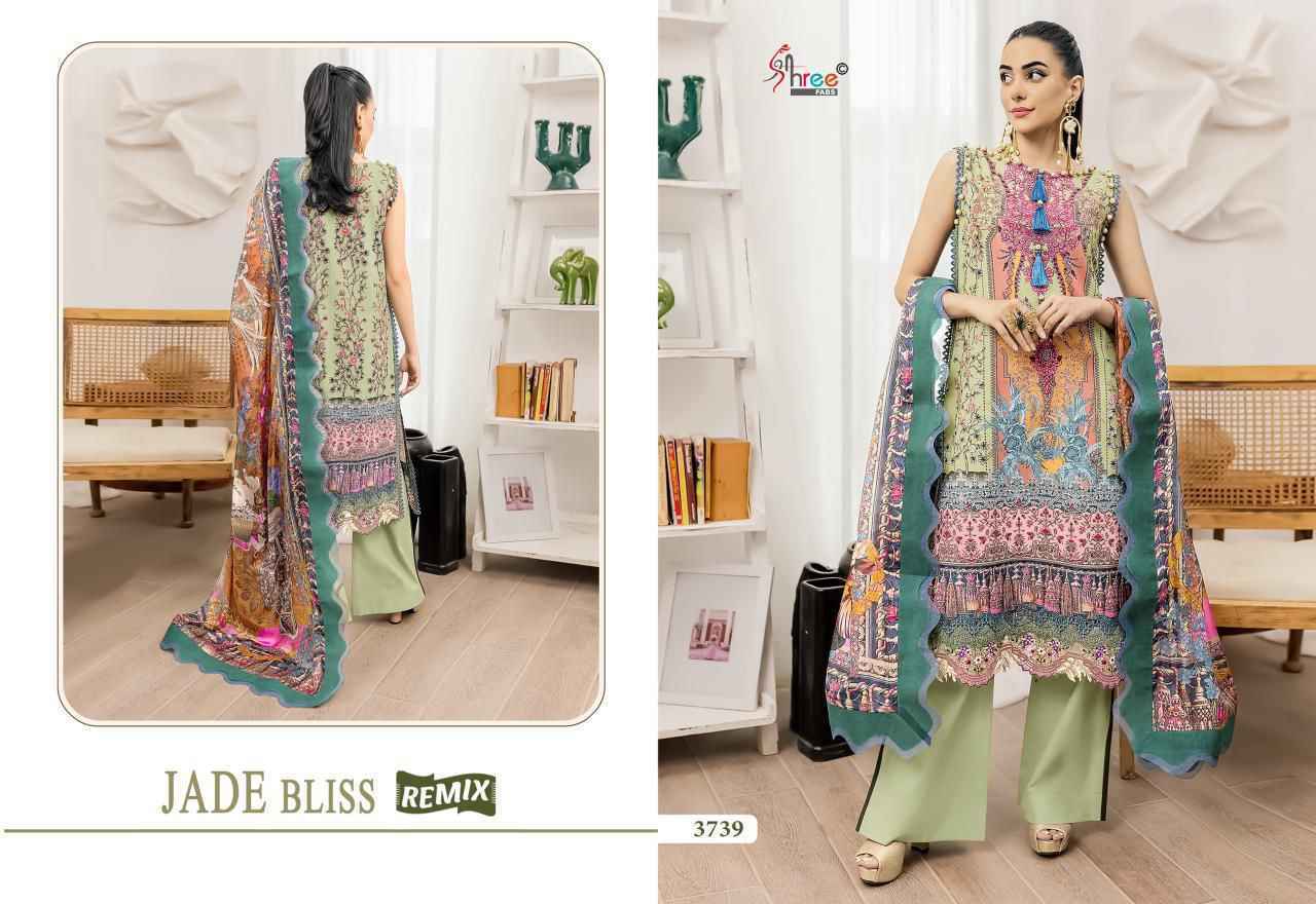 Shree Fabs Jade Bliss Remix Cotton Dress Material 6 pcs Catalogue