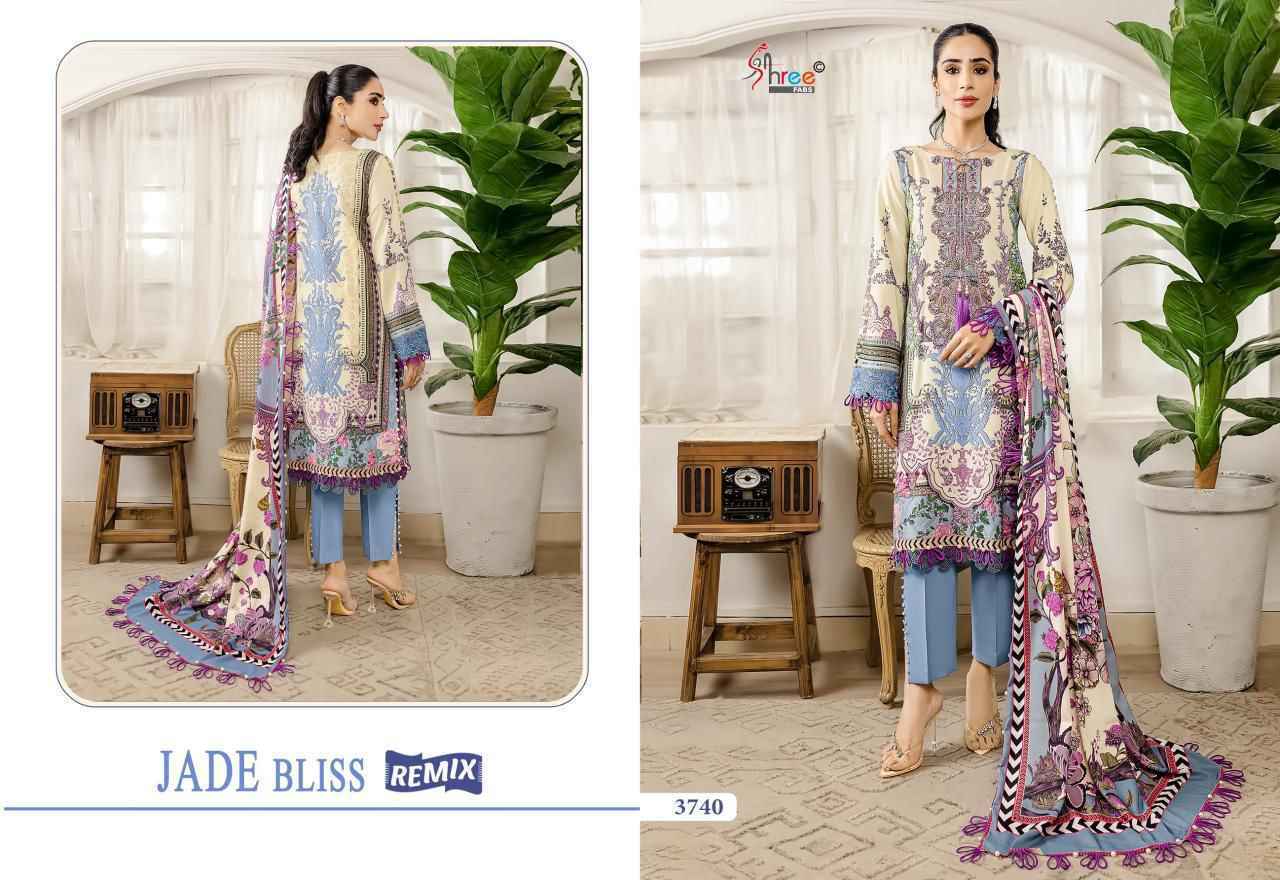 Shree Fabs Jade Bliss Remix Cotton Dress Material 6 pcs Catalogue