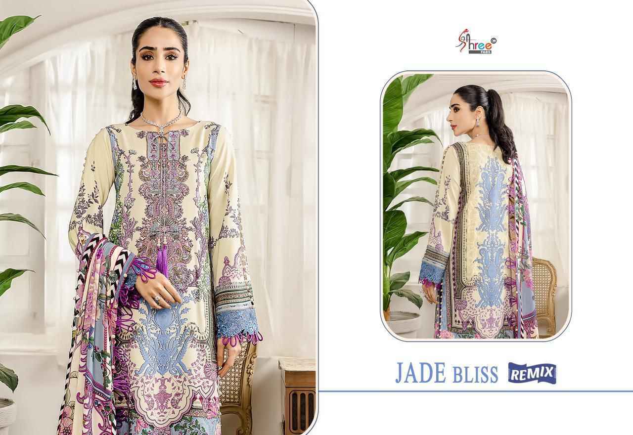 Shree Fabs Jade Bliss Remix Cotton Dress Material 6 pcs Catalogue