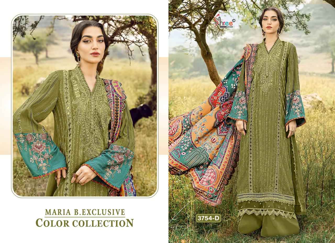 Shree Fabs Maria B Exclusive Colour Collection Rayon Dress Material 4 pcs Catalogue