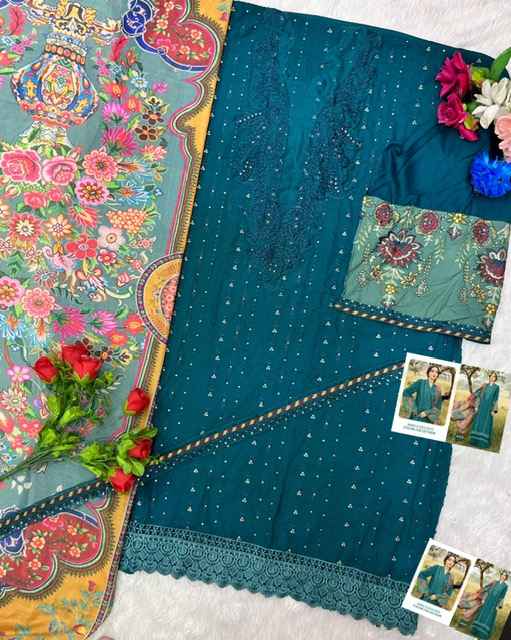 Shree Fabs Maria B Exclusive Colour Collection Rayon Dress Material 4 pcs Catalogue