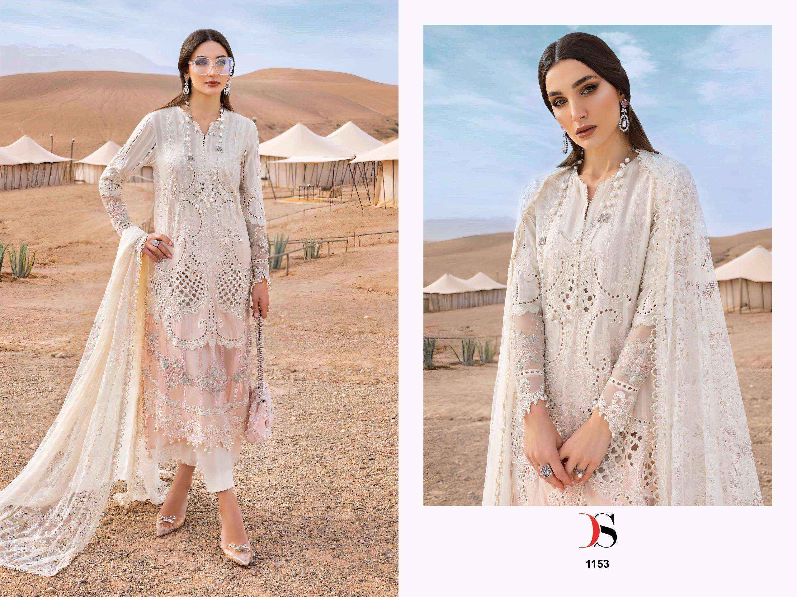 Shree Fabs Maria B Premium Embroidered 25 Cotton Dress Material 4 pcs Catalogue