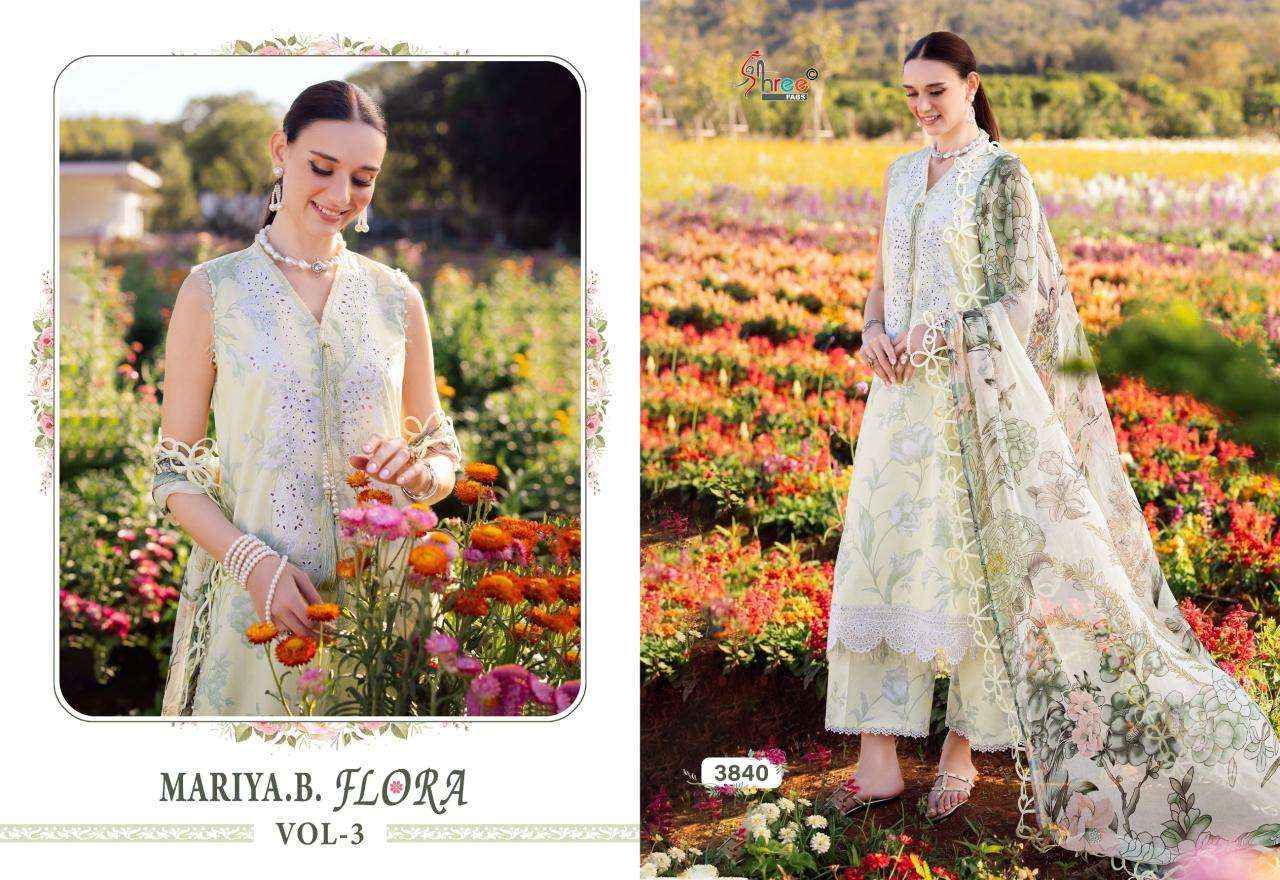 Shree Fabs Mariya B Flora Vol 3 Cotton Dress Material 6 pcs Catalogue