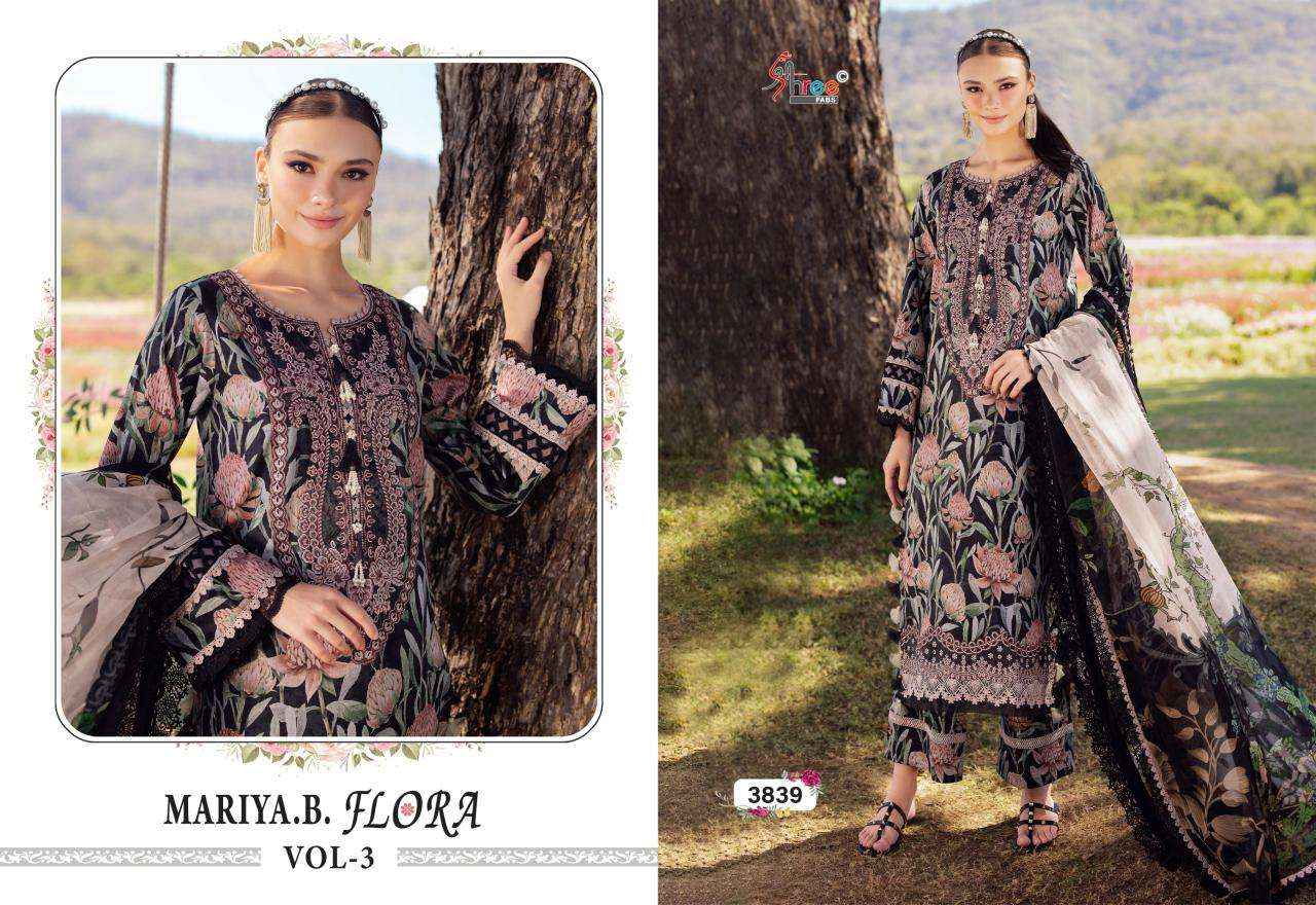 Shree Fabs Mariya B Flora Vol 3 Cotton Dress Material 6 pcs Catalogue