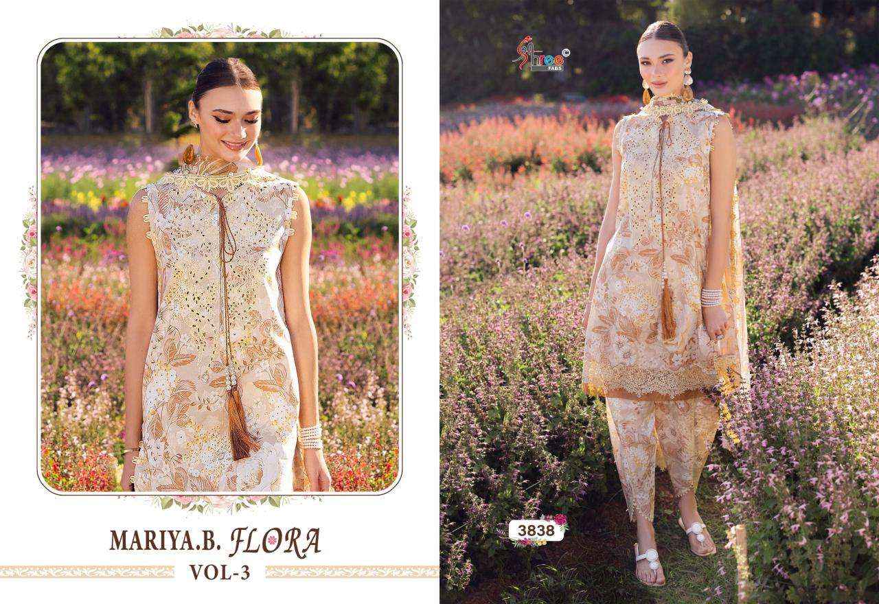 Shree Fabs Mariya B Flora Vol 3 Cotton Dress Material 6 pcs Catalogue