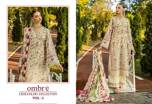 Shree Fabs Ombre Chikankari Collection Vol 2 Cotton Dress Material 8 pcs Catalogue
