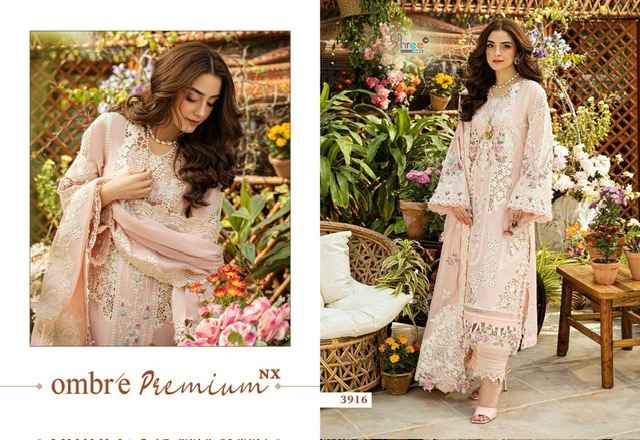 Shree Fabs Ombre Premium Nx Cotton Dress Material 5 pcs Catalogue