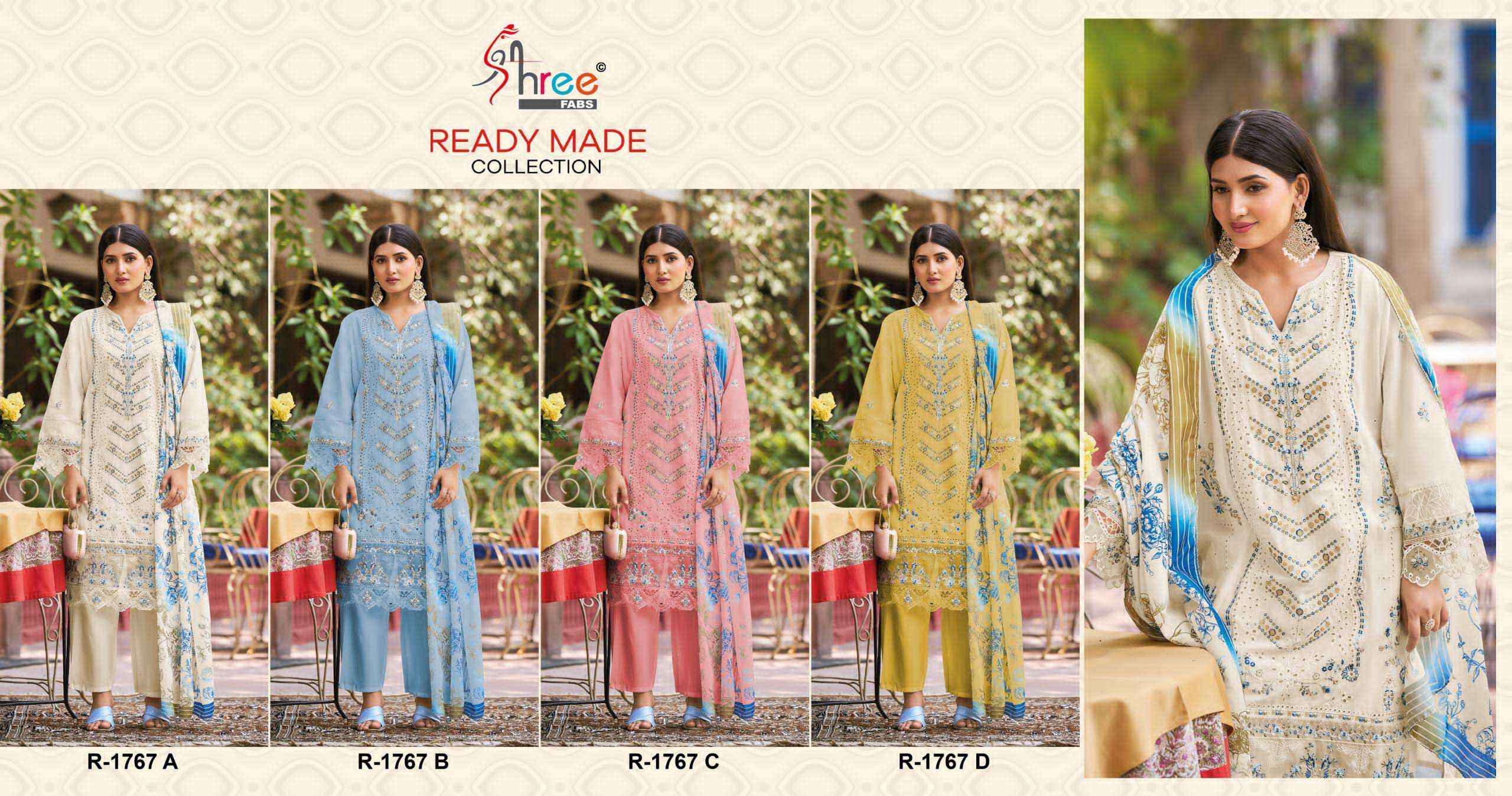 Shree Fabs R 1767 Readymade Cotton Dress 4 pcs Catalogue