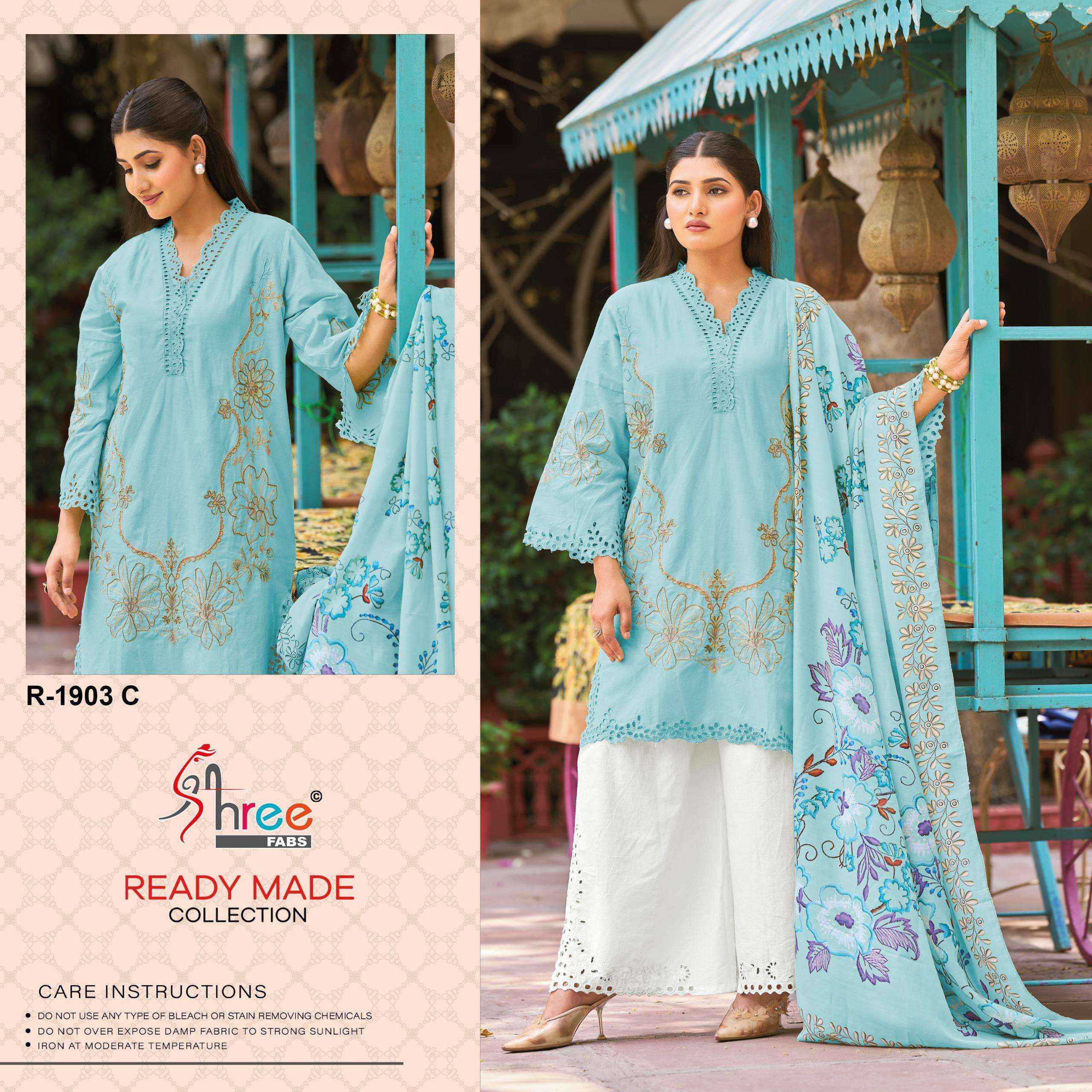 Shree Fabs R 1903 Readymade Cotton Dress 4 pcs Catalogue