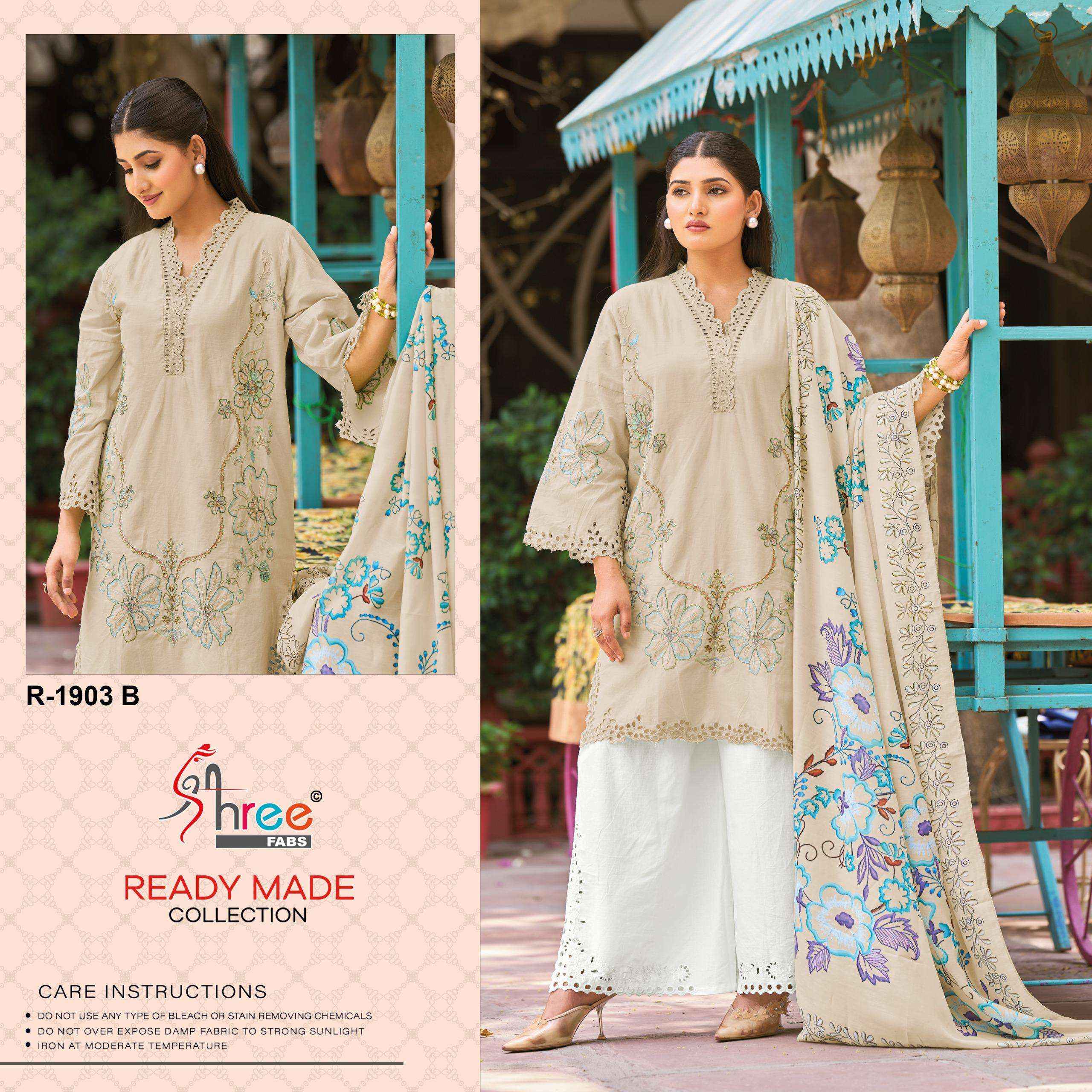 Shree Fabs R 1903 Readymade Cotton Dress 4 pcs Catalogue