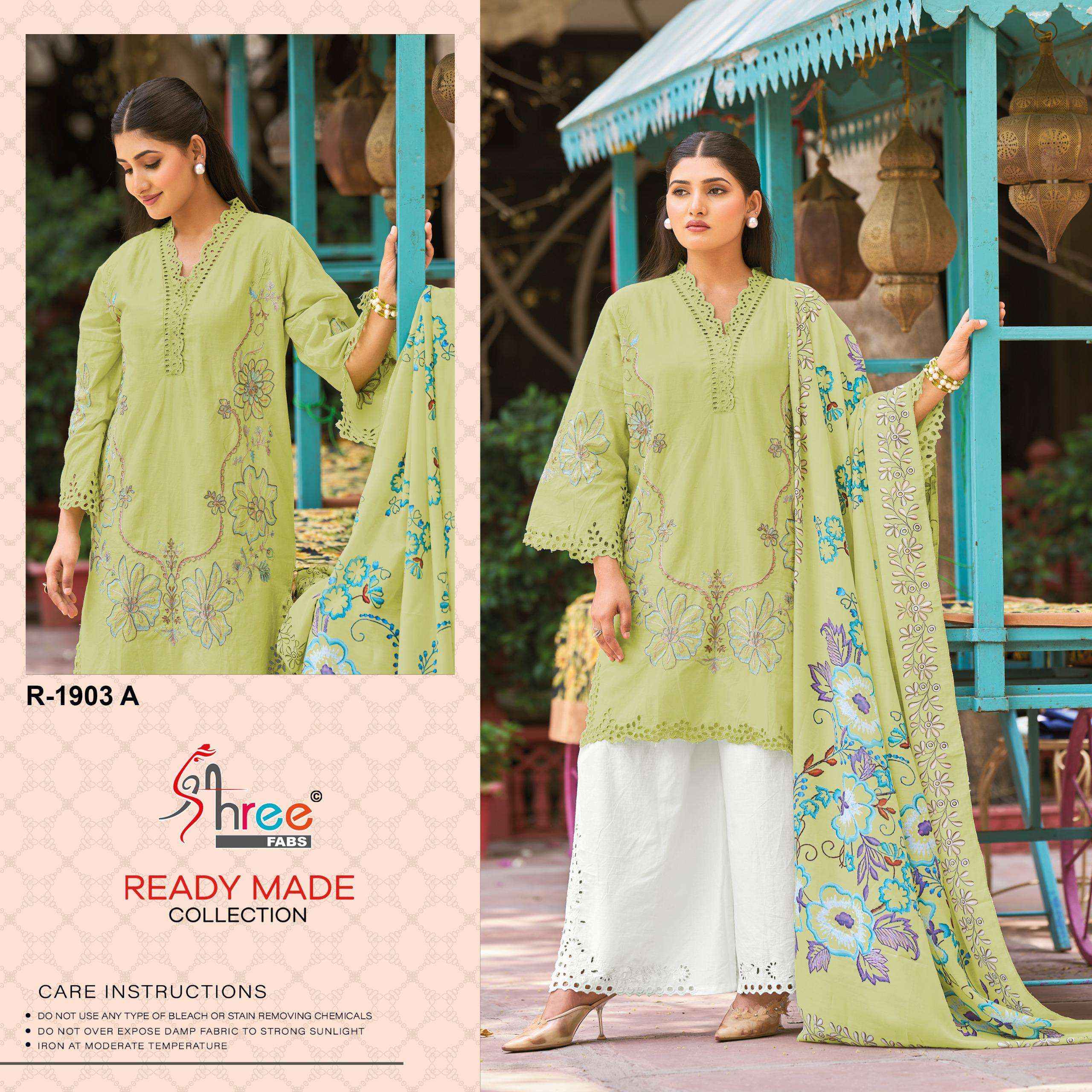 Shree Fabs R 1903 Readymade Cotton Dress 4 pcs Catalogue