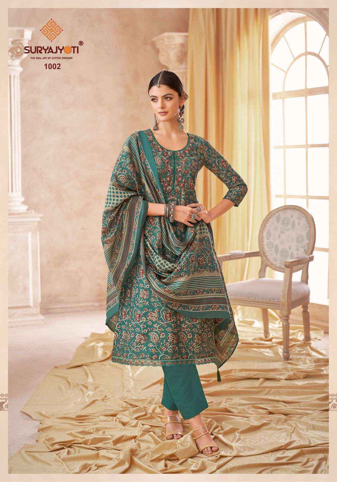 Suryajyoti Kesha Vol 1 Modal Dress Material 6 Pcs Catalouge