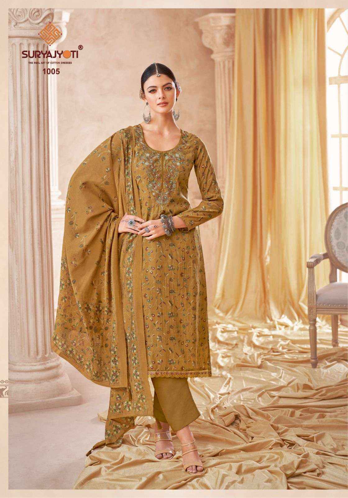 Suryajyoti Kesha Vol 1 Modal Dress Material 6 Pcs Catalouge