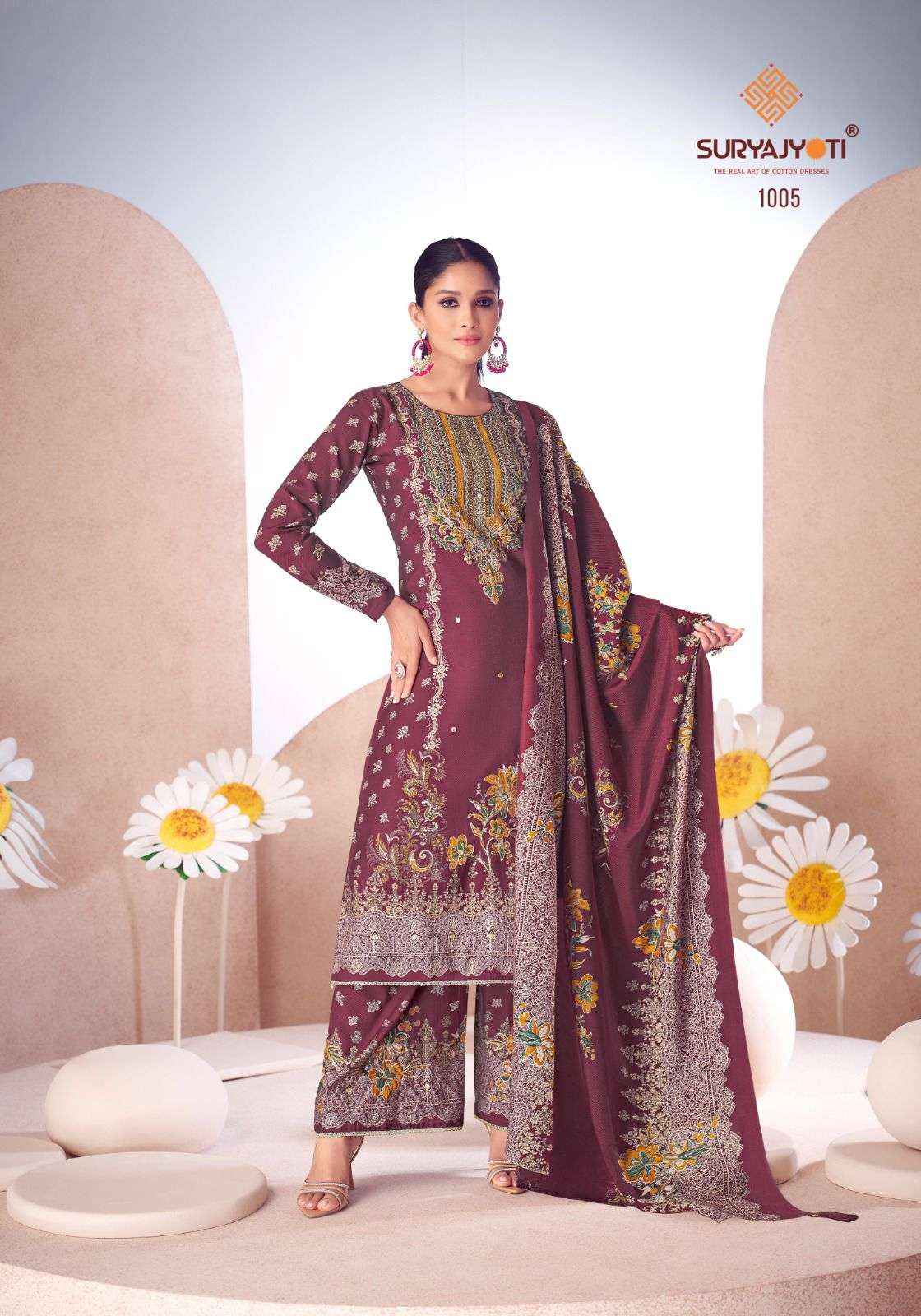 Suryajyoti Komal Vol 1 Modal Dress Material 6 pcs Catalogue