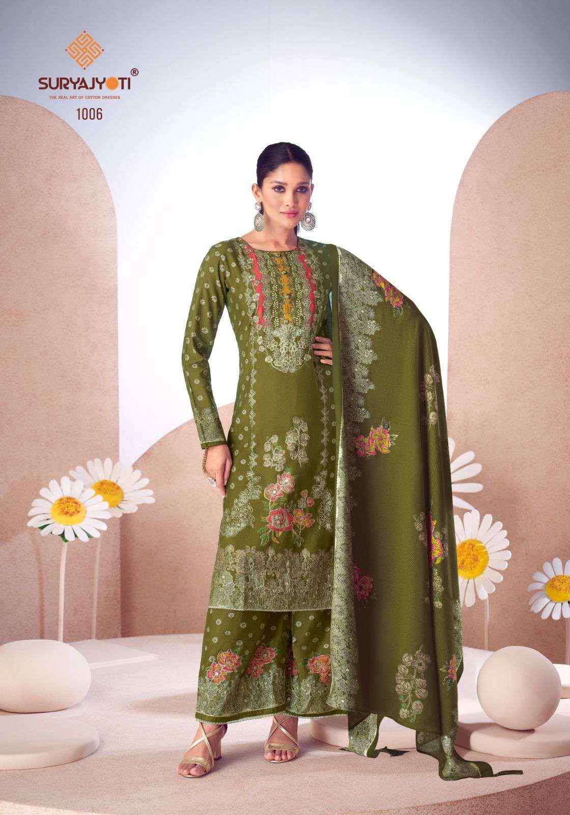 Suryajyoti Komal Vol 1 Modal Dress Material 6 pcs Catalogue