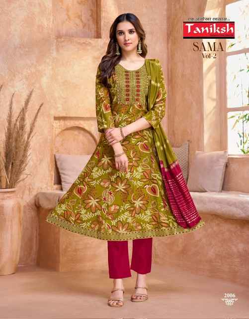 Taniksh Samma Vol 2 Vertical Kurti Combo 6 pcs Catalogue