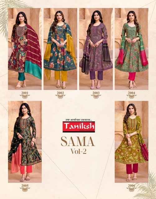 Taniksh Samma Vol 2 Vertical Kurti Combo 6 pcs Catalogue