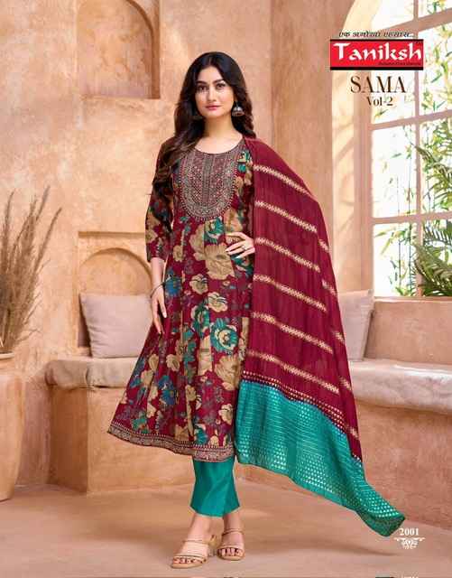 Taniksh Samma Vol 2 Vertical Kurti Combo 6 pcs Catalogue