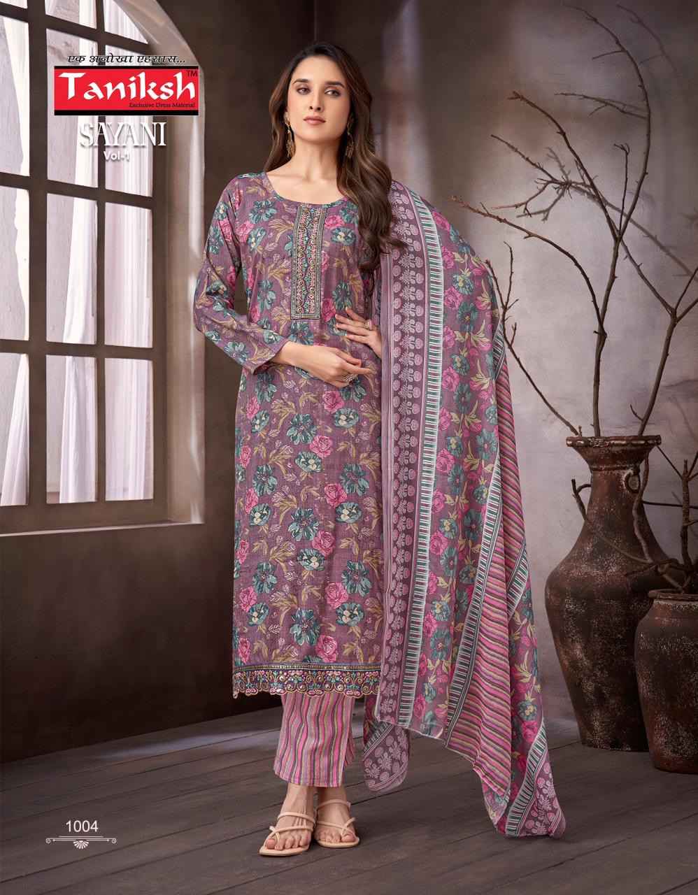 Taniksh Sayani Vol 1 Viscouse Kurti Combo 8 pcs Catalogue