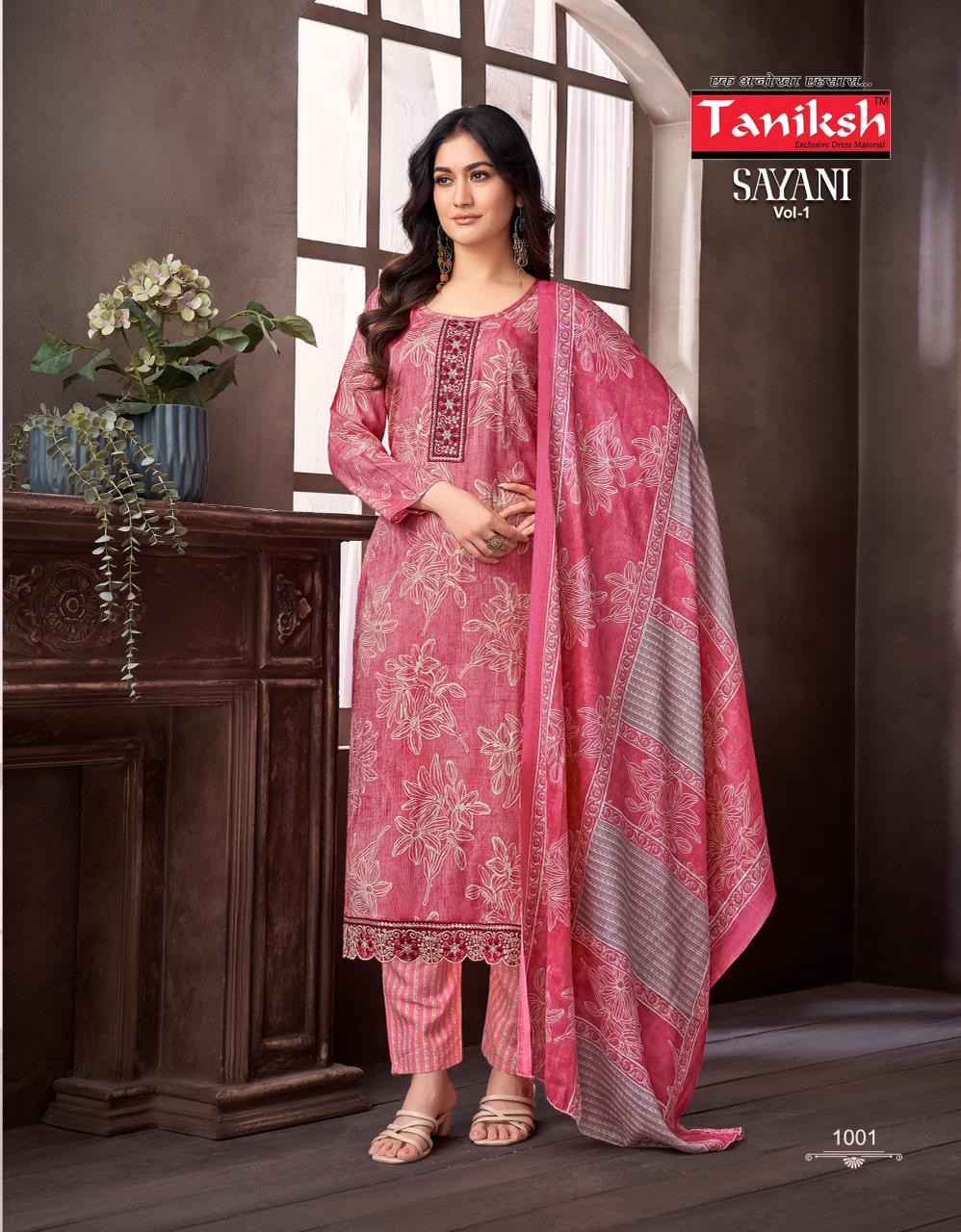 Taniksh Sayani Vol 1 Viscouse Kurti Combo 8 pcs Catalogue
