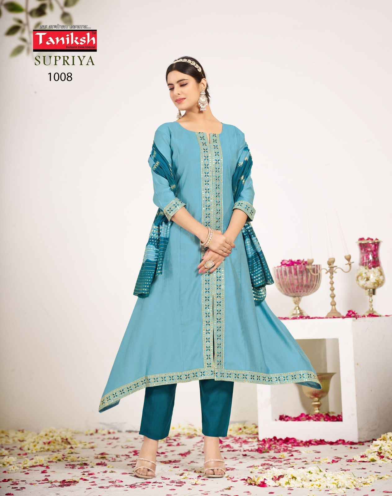 Taniksh Supriya Vol 1 Vertican Kurti Combo 8 pcs Catalogue