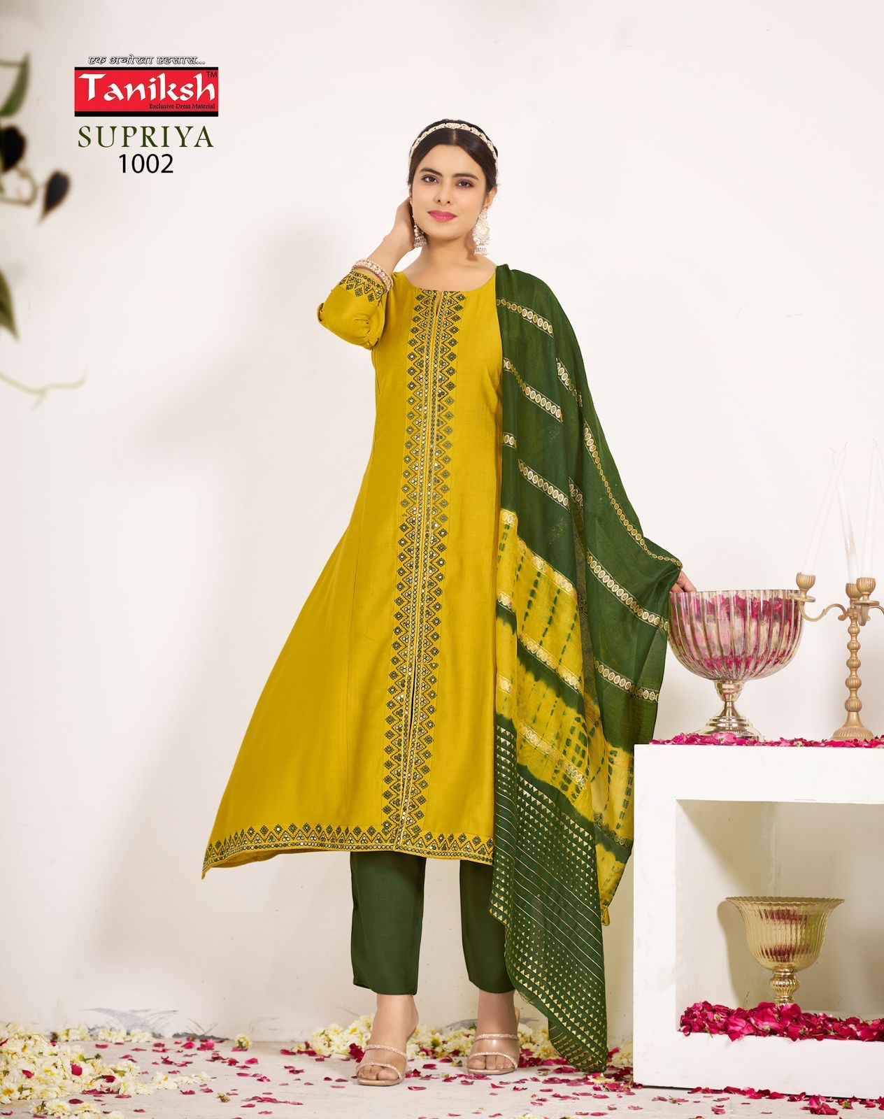 Taniksh Supriya Vol 1 Vertican Kurti Combo 8 pcs Catalogue