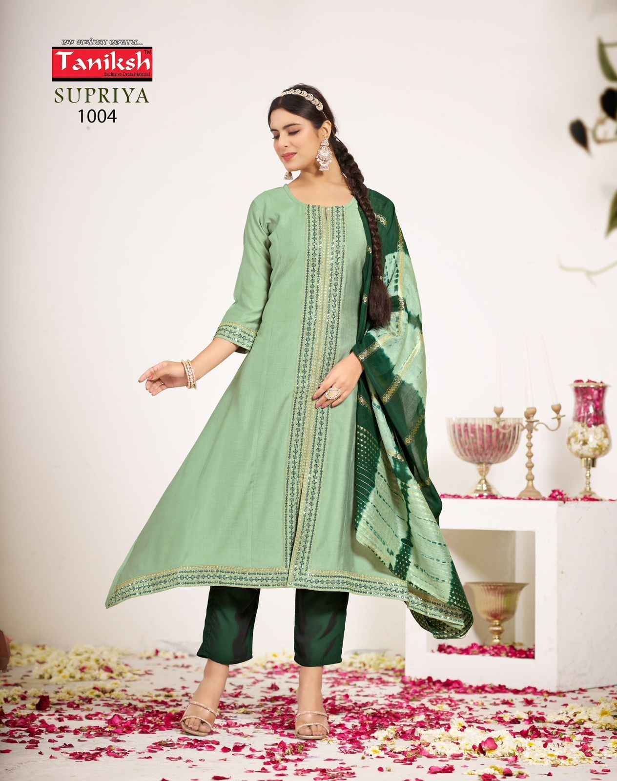 Taniksh Supriya Vol 1 Vertican Kurti Combo 8 pcs Catalogue