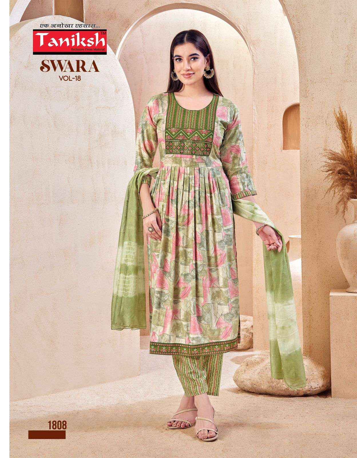 Taniksh Swara Vol 18 Rayon Kurti Combo 8 pcs Catalogue