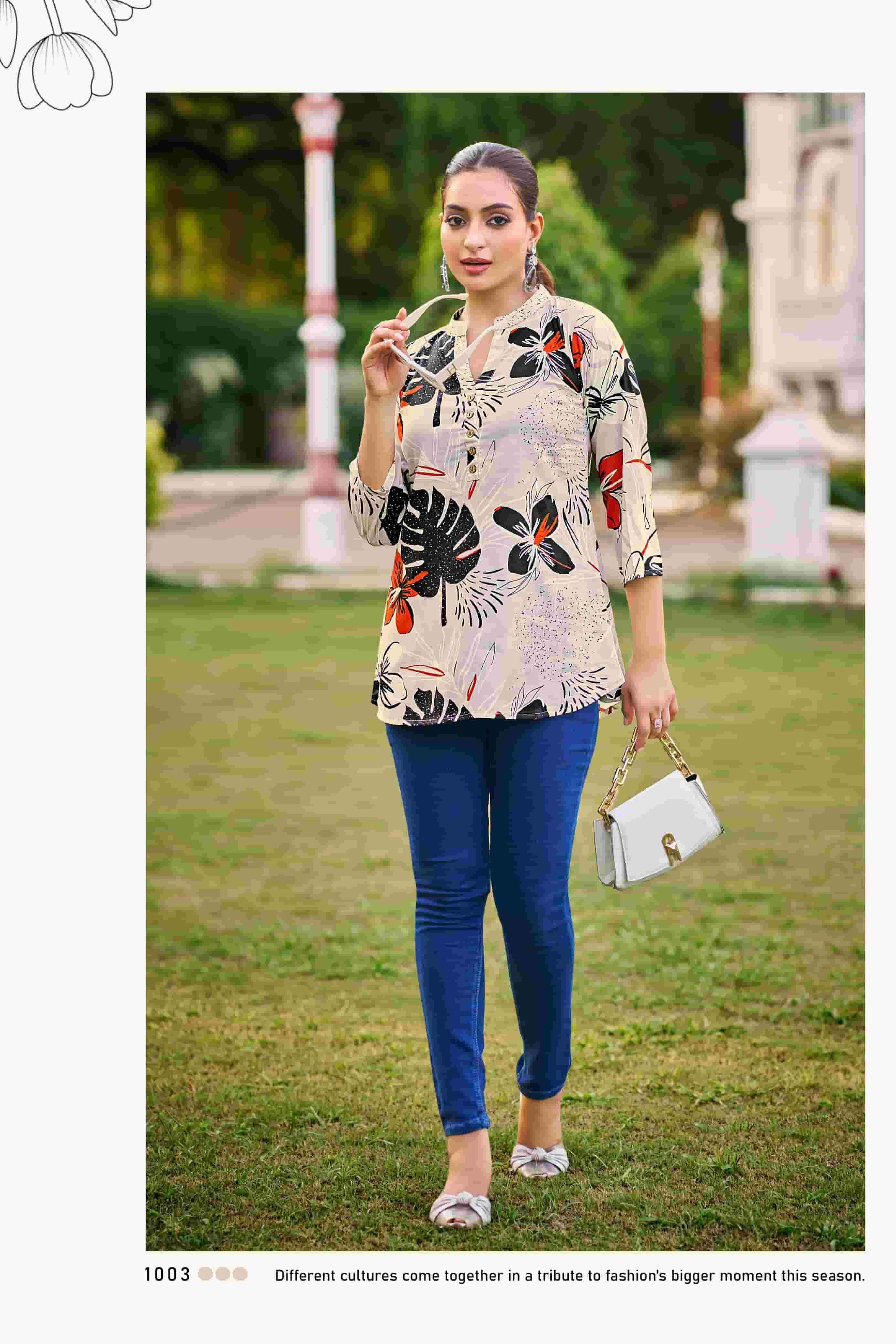 Tips & Tops Baby Vol 7 Short Rayon Kurti 9 pcs Catalogue