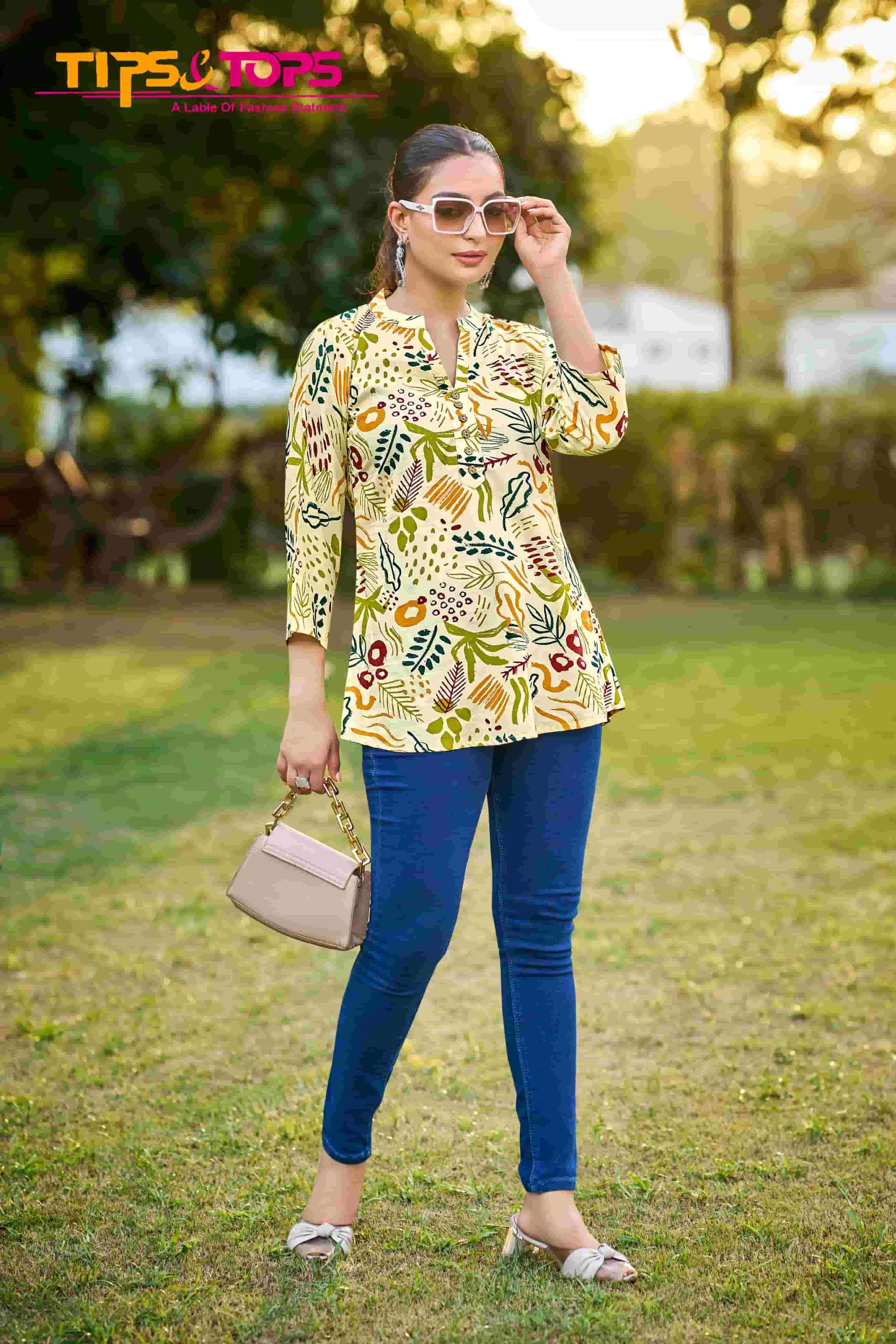 Tips & Tops Baby Vol 7 Short Rayon Kurti 9 pcs Catalogue