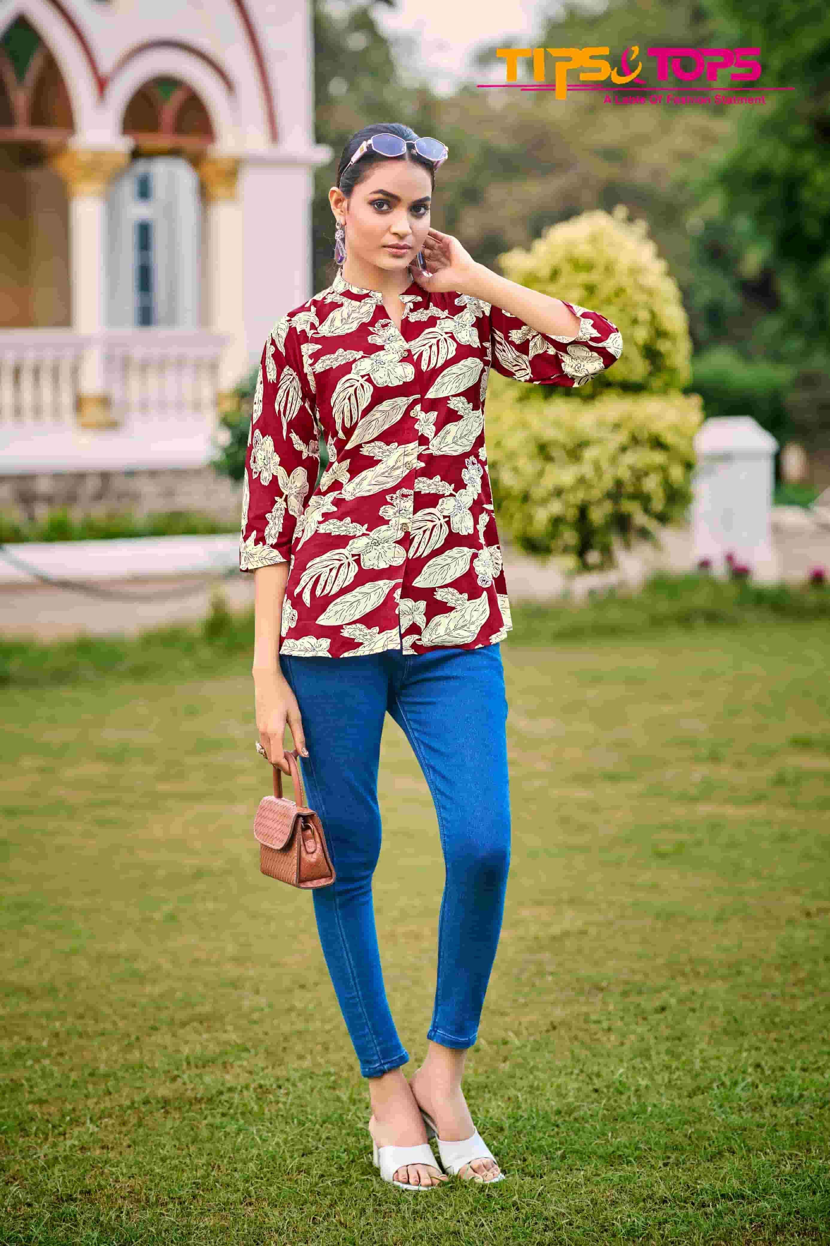 Tips & Tops Baby Vol 7 Short Rayon Kurti 9 pcs Catalogue