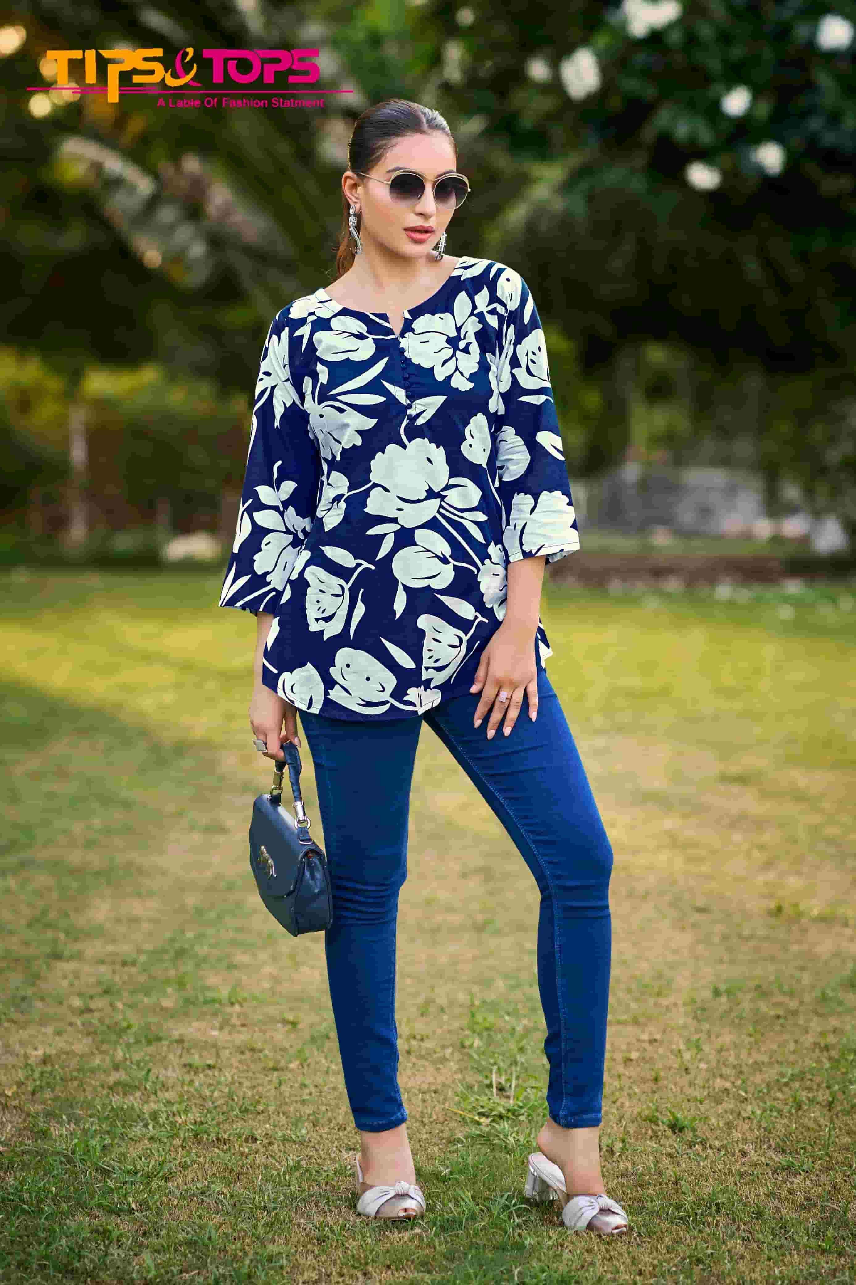 Tips & Tops Baby Vol 7 Short Rayon Kurti 9 pcs Catalogue