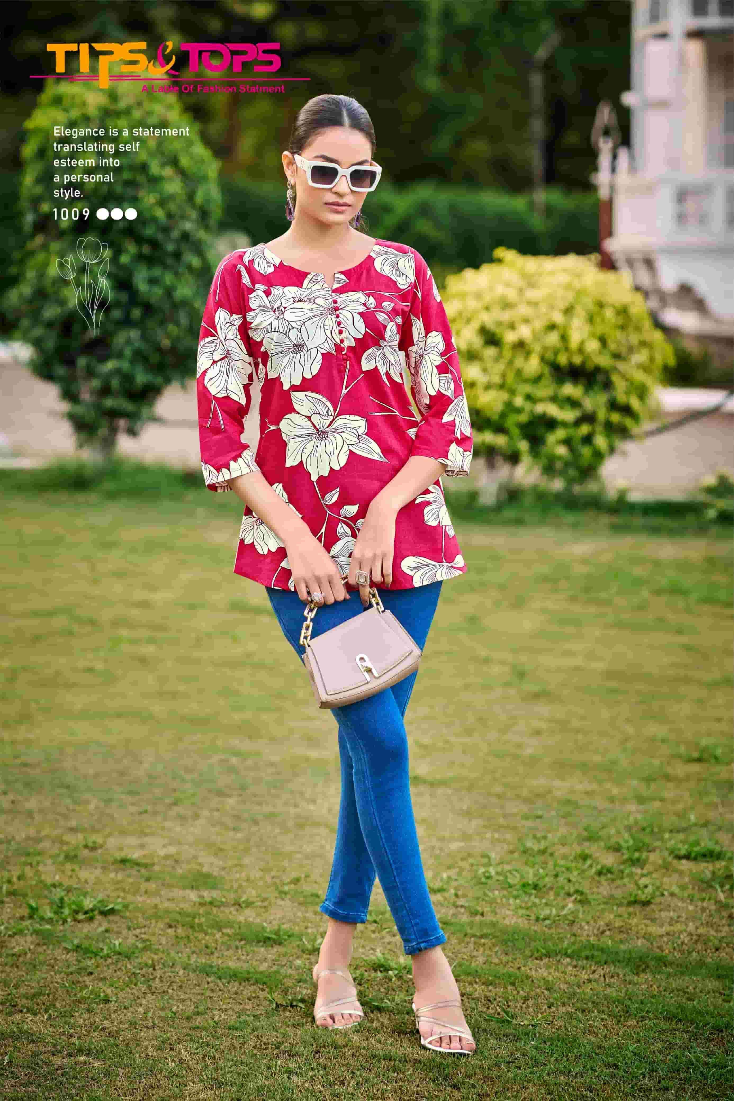Tips & Tops Baby Vol 7 Short Rayon Kurti 9 pcs Catalogue