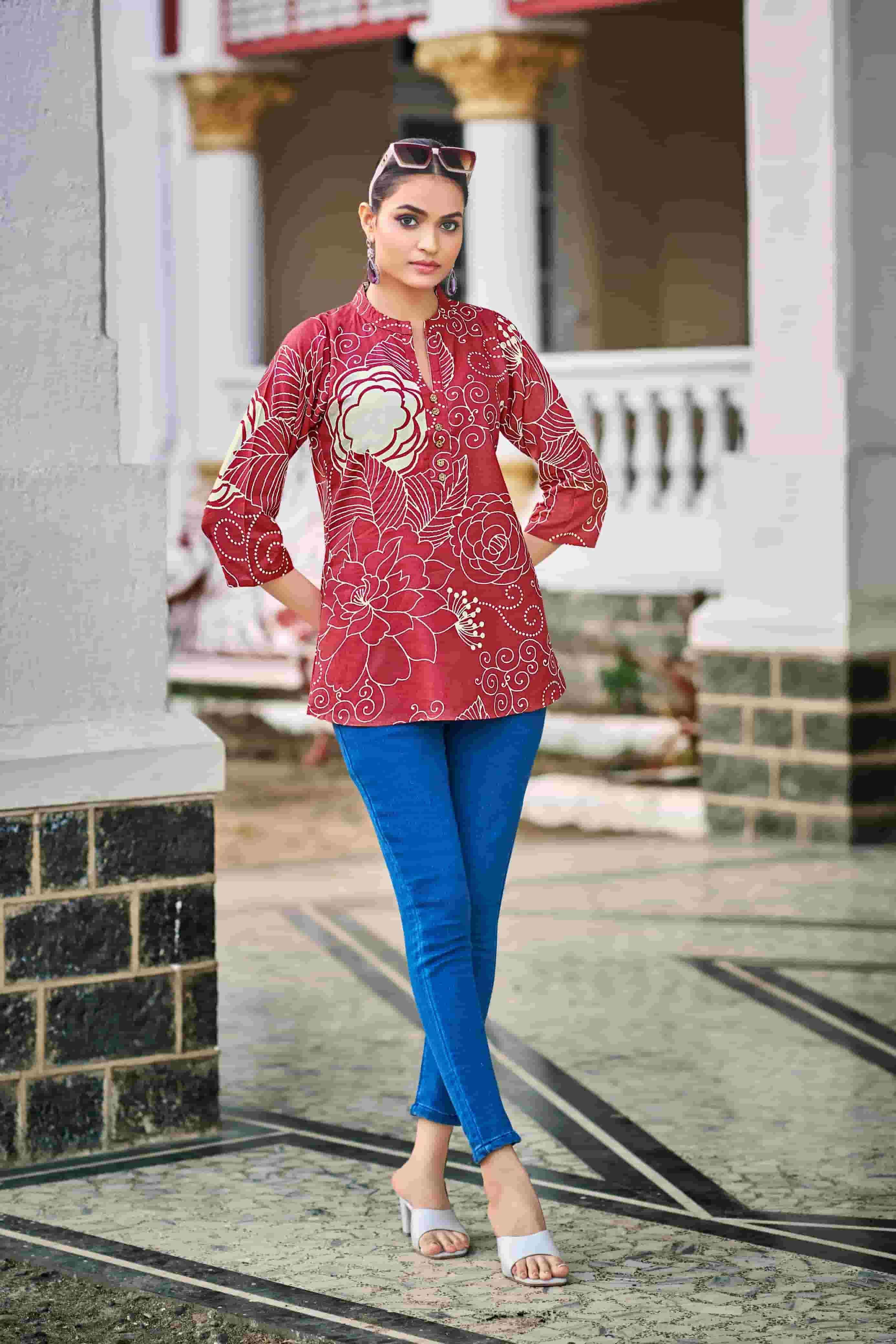 Tips & Tops Baby Vol 7 Short Rayon Kurti 9 pcs Catalogue