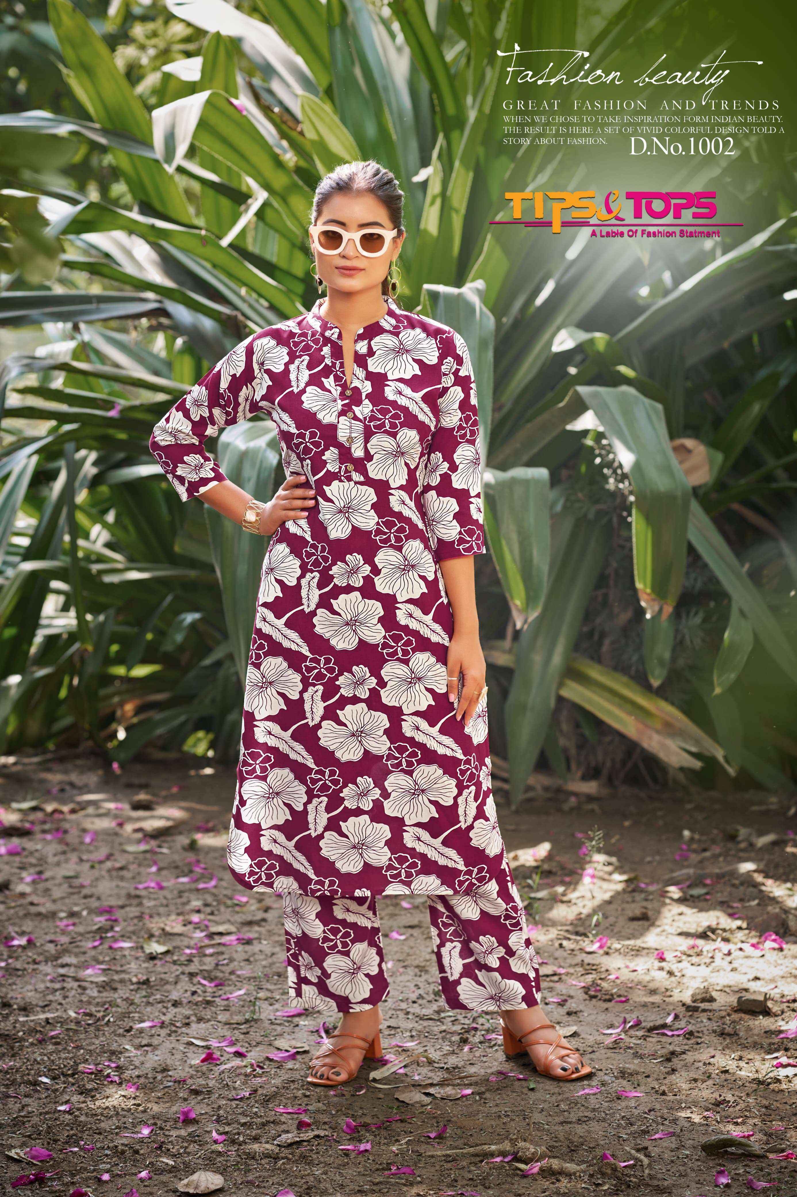 Tips & Tops Cinderella Vol 3 Rayon Co ord set 6 pcs Catalogue